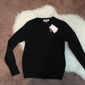 NEW Philosophy Black Button-up Cardigan